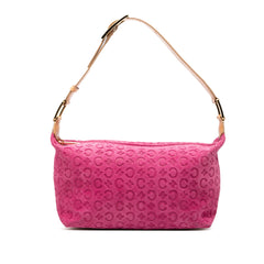 C Macadam Suede Shoulder Bag