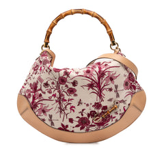 Canvas Floral Peggy Bamboo Hobo