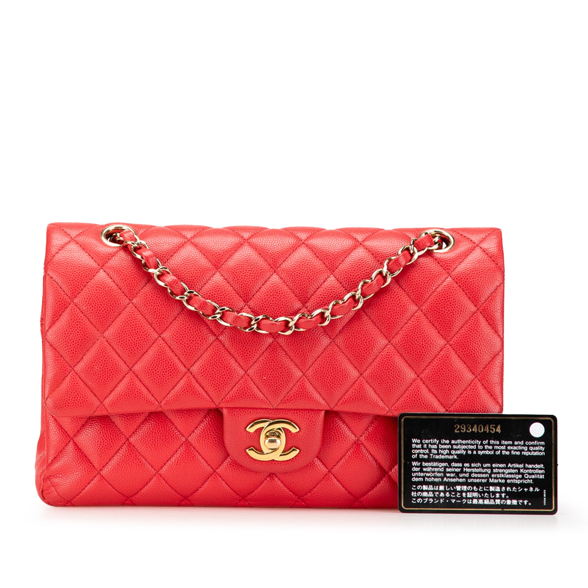 Medium Classic Caviar Double Flap