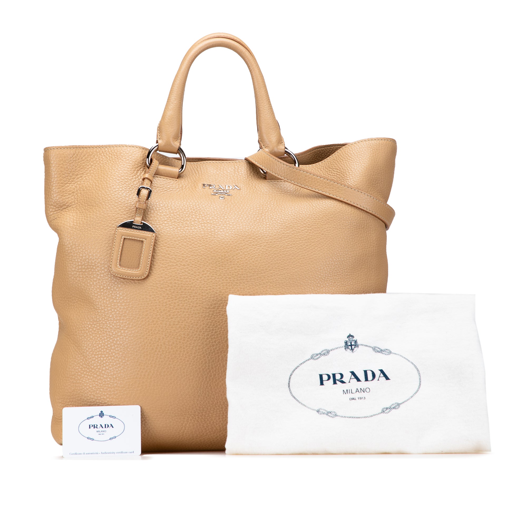 Vitello Daino Open Convertible Tote