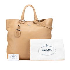 Vitello Daino Open Convertible Tote