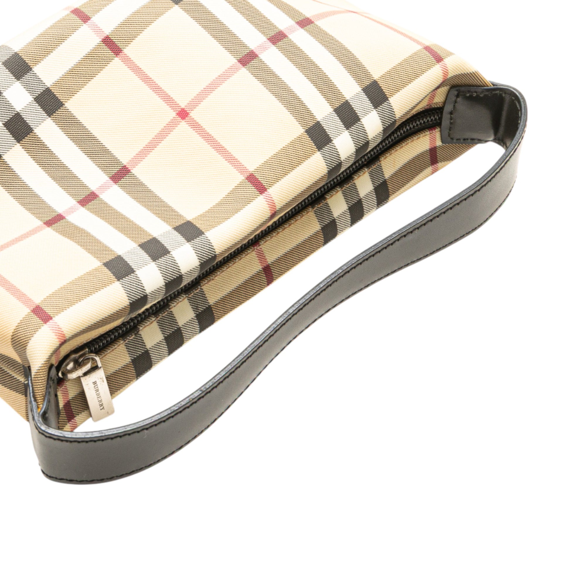 House Check Coated Canvas Handbag