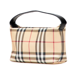 House Check Coated Canvas Handbag