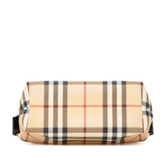 House Check Coated Canvas Handbag