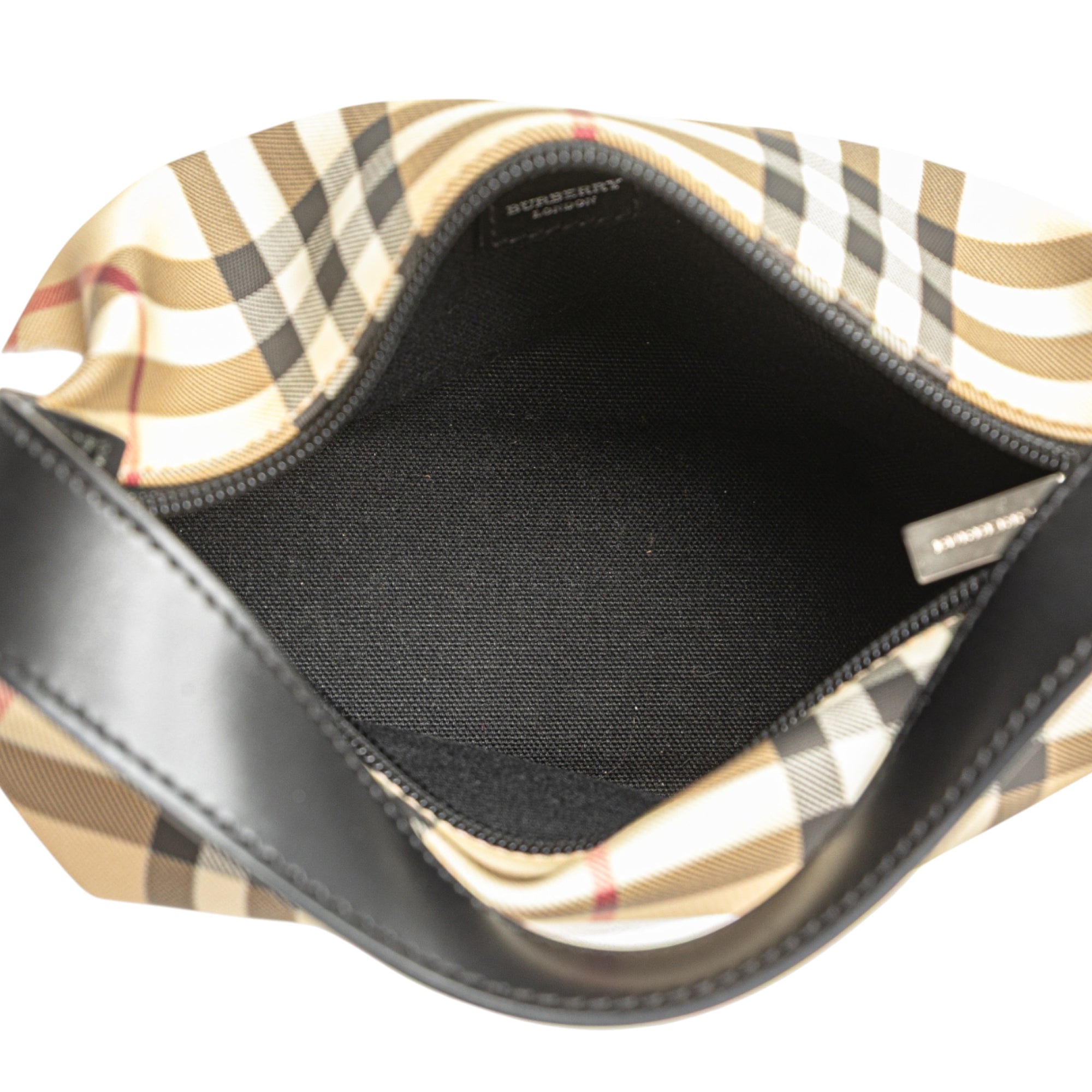 House Check Coated Canvas Handbag