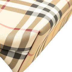 House Check Coated Canvas Handbag