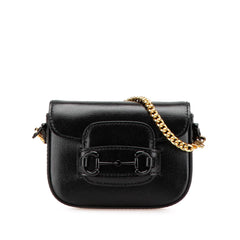 Mini Leather Horsebit 1955 Web Satchel