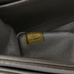 Medium Classic Iridescent Caviar Double Flap