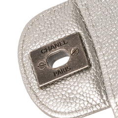 Medium Classic Iridescent Caviar Double Flap