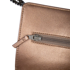 CC Metallic Caviar Wallet On Chain