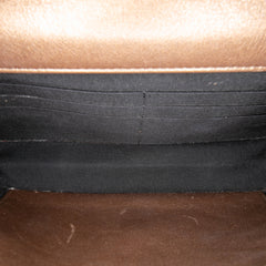 CC Metallic Caviar Wallet On Chain