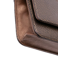 CC Metallic Caviar Wallet On Chain