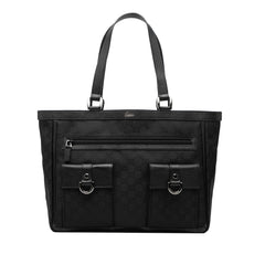 GG Nylon Abbey D Ring Pocket Tote