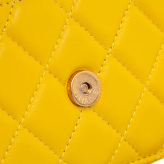 Quilted Lambskin Candy Chain Clutch with Chain