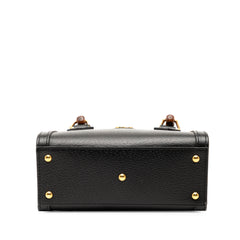 Small Calfskin Bamboo Diana Satchel