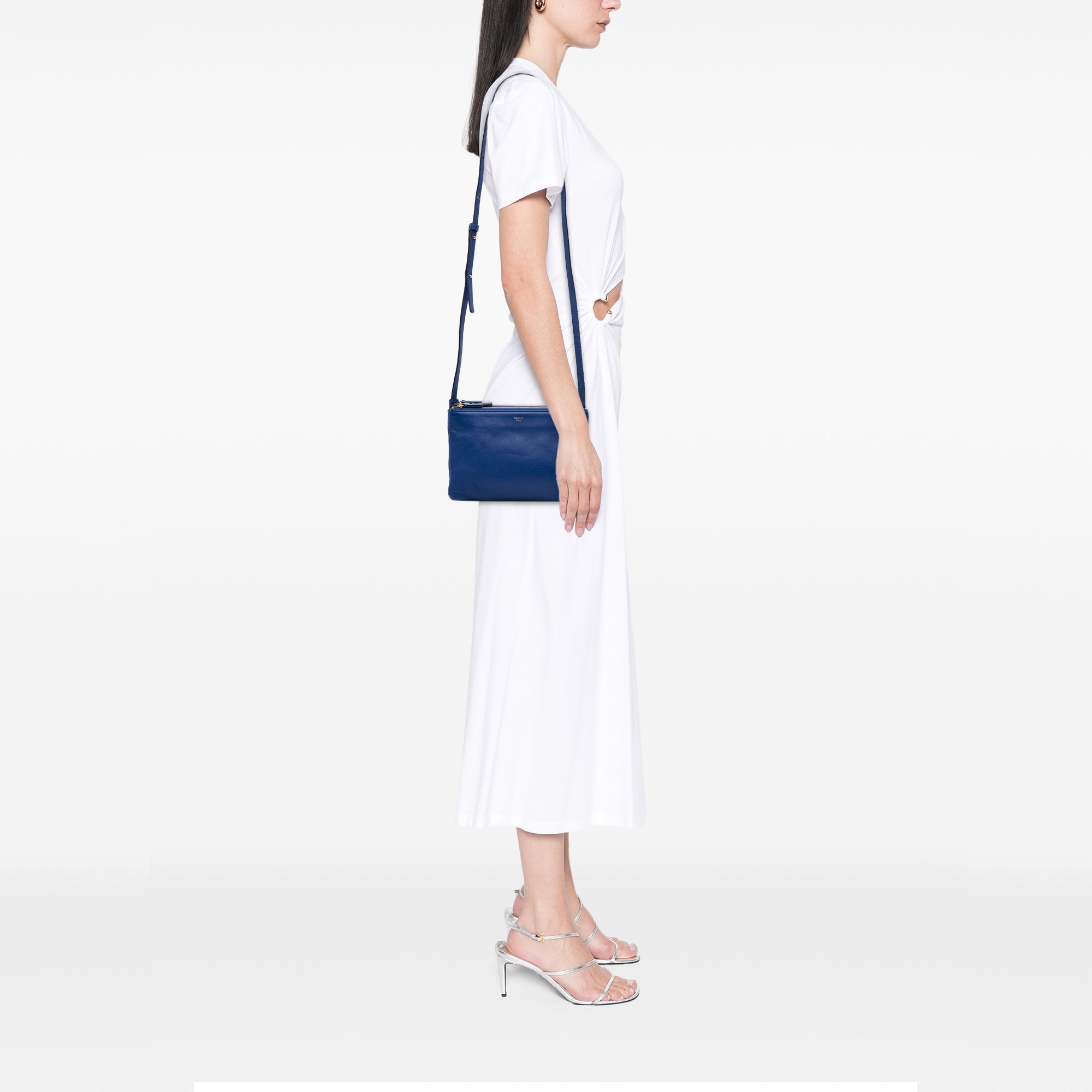 Small Lambskin Trio Crossbody