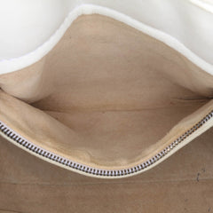 Woven Perforated Leather Shoulder Bag