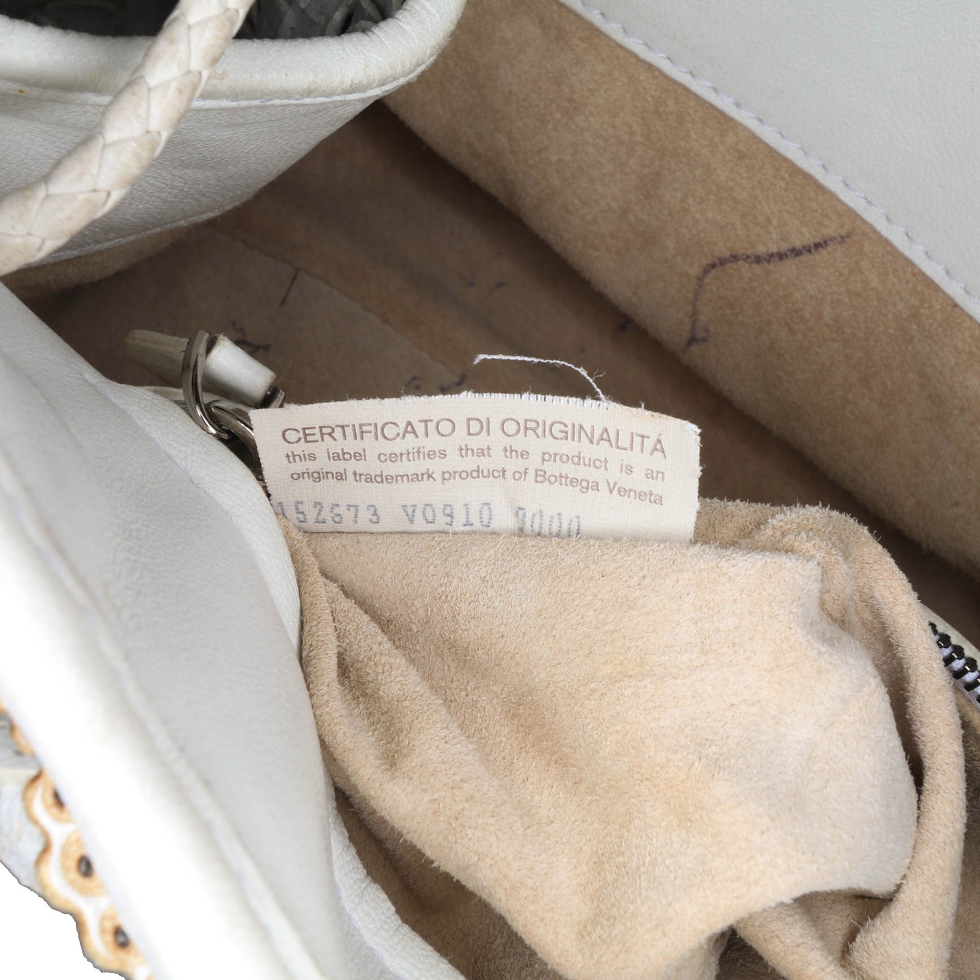 Woven Perforated Leather Shoulder Bag