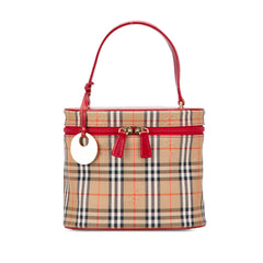 Haymarket Check Canvas Vanity Bag