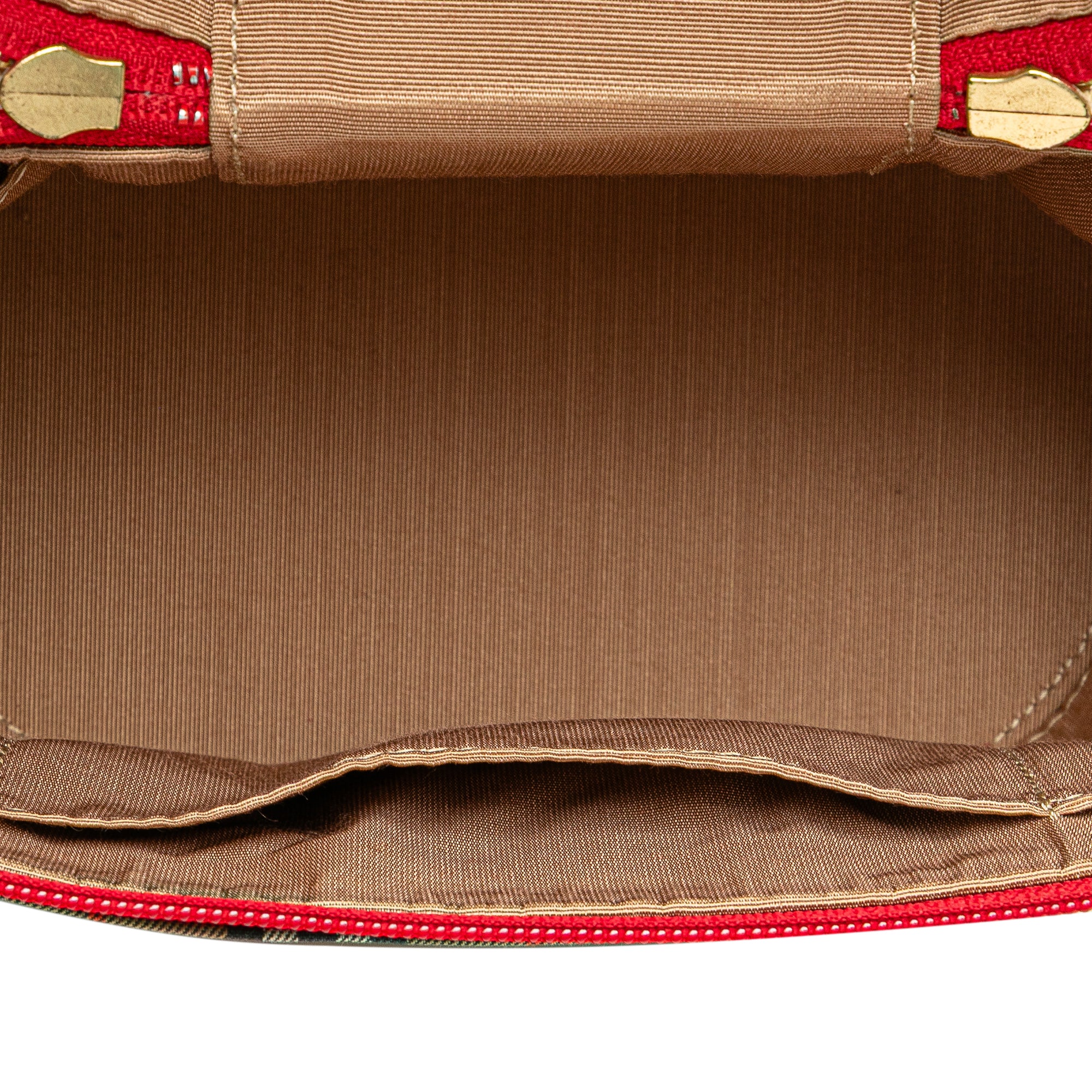 Haymarket Check Canvas Vanity Bag
