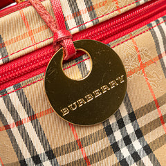 Haymarket Check Canvas Vanity Bag
