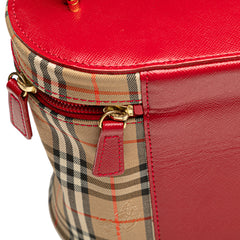 Haymarket Check Canvas Vanity Bag