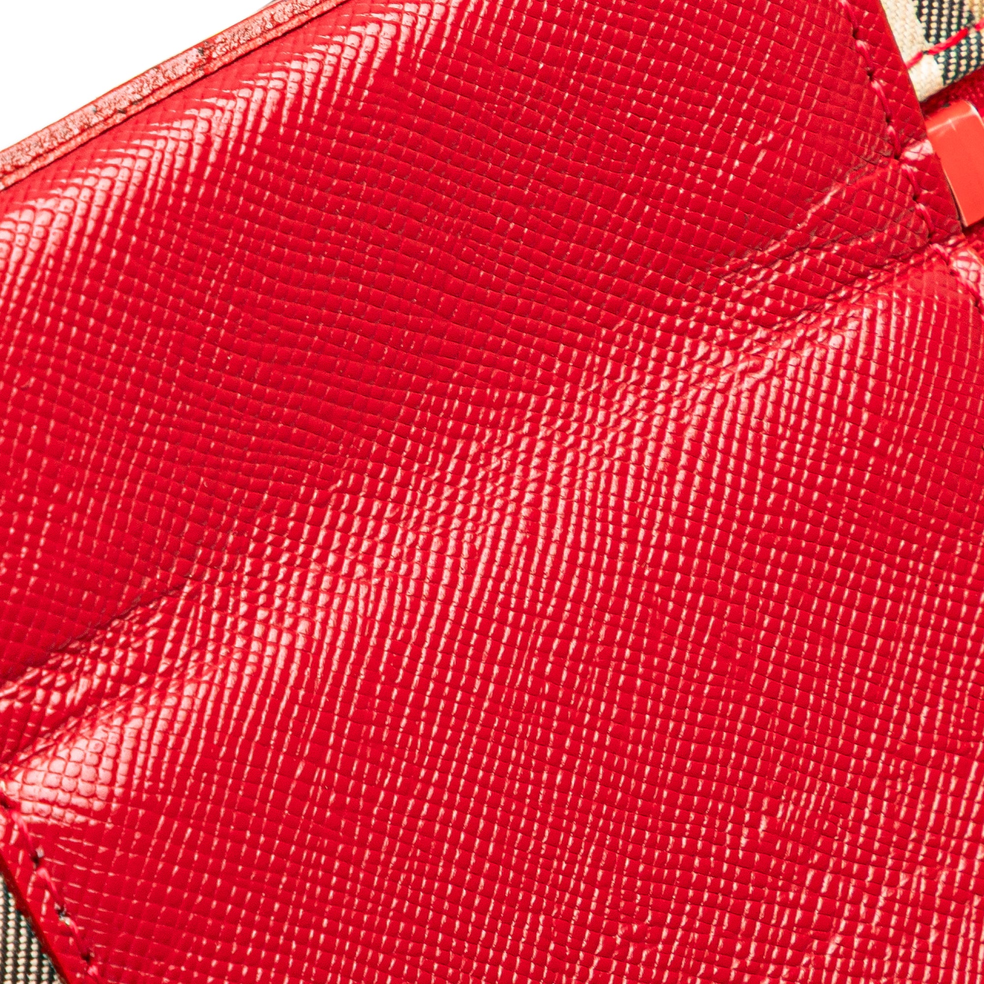 Haymarket Check Canvas Vanity Bag