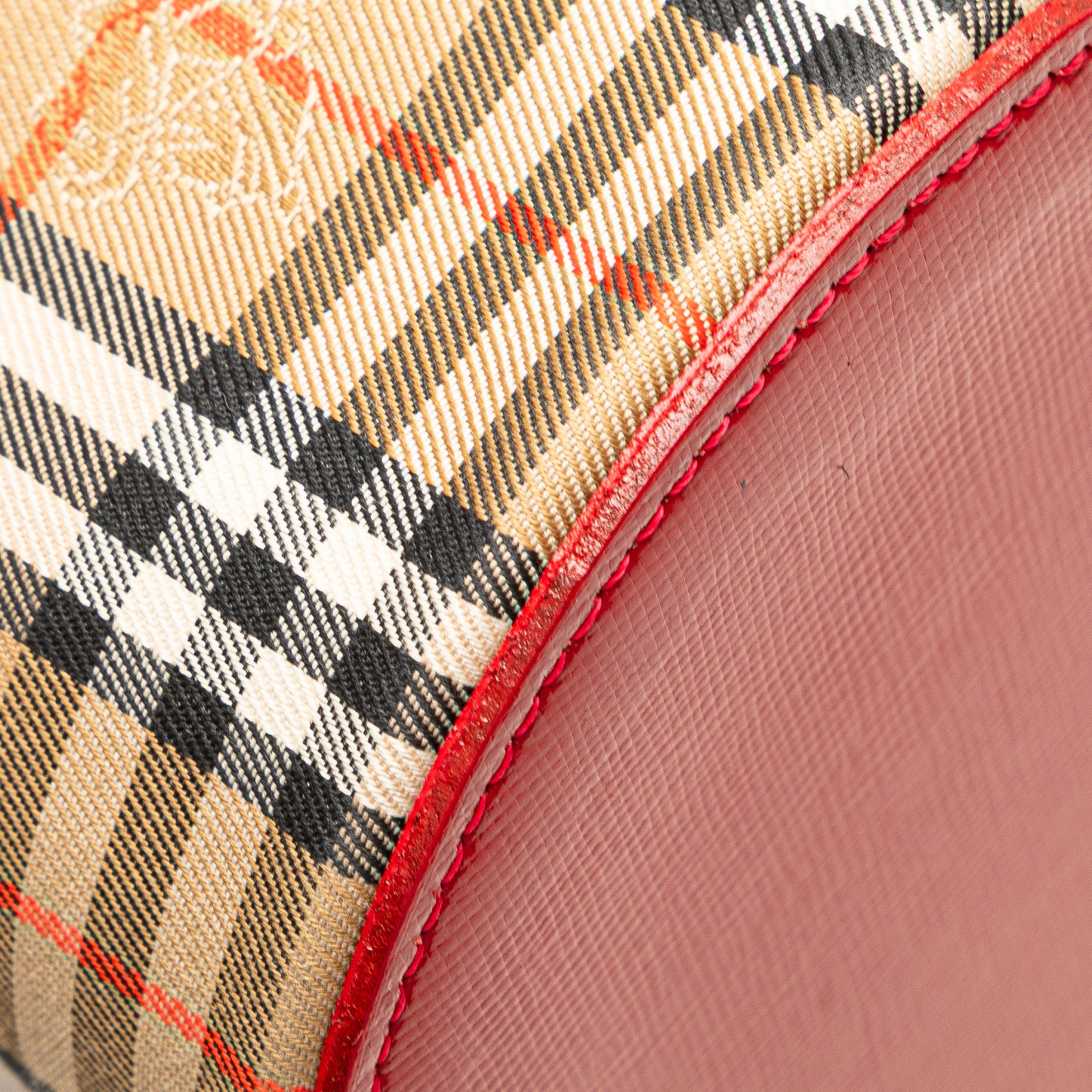 Haymarket Check Canvas Vanity Bag