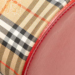 Haymarket Check Canvas Vanity Bag