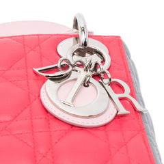 Mini Tricolor Lambskin Cannage Lady Dior