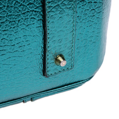 Metallic Calfskin Blaze Handbag