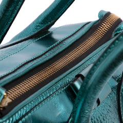 Metallic Calfskin Blaze Handbag
