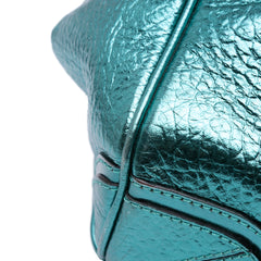 Metallic Calfskin Blaze Handbag