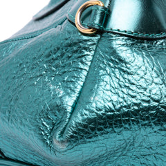 Metallic Calfskin Blaze Handbag