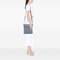 Anagram Denim Crossbody