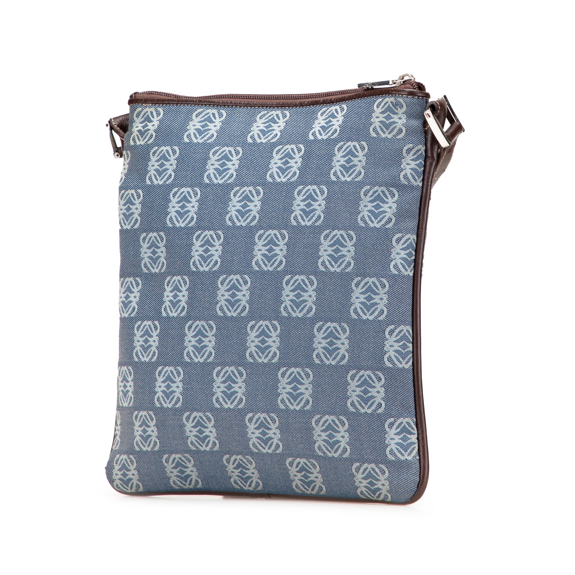 Anagram Denim Crossbody