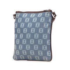 Anagram Denim Crossbody