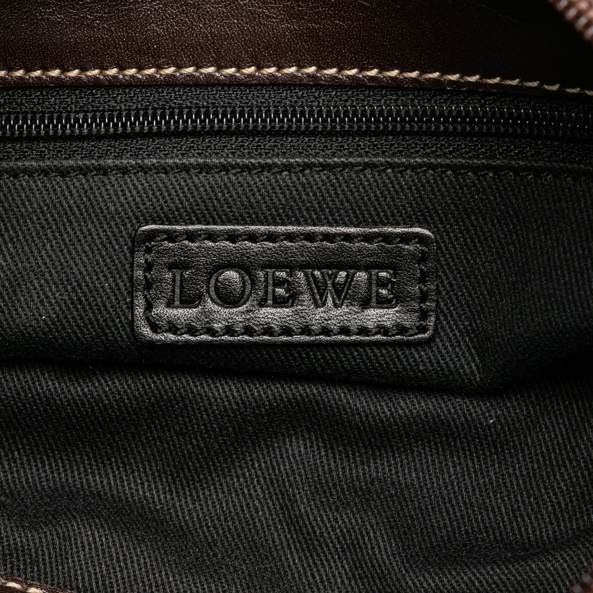 Anagram Denim Crossbody