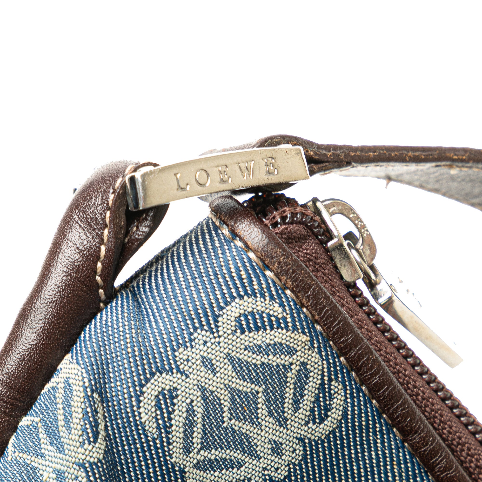 Anagram Denim Crossbody