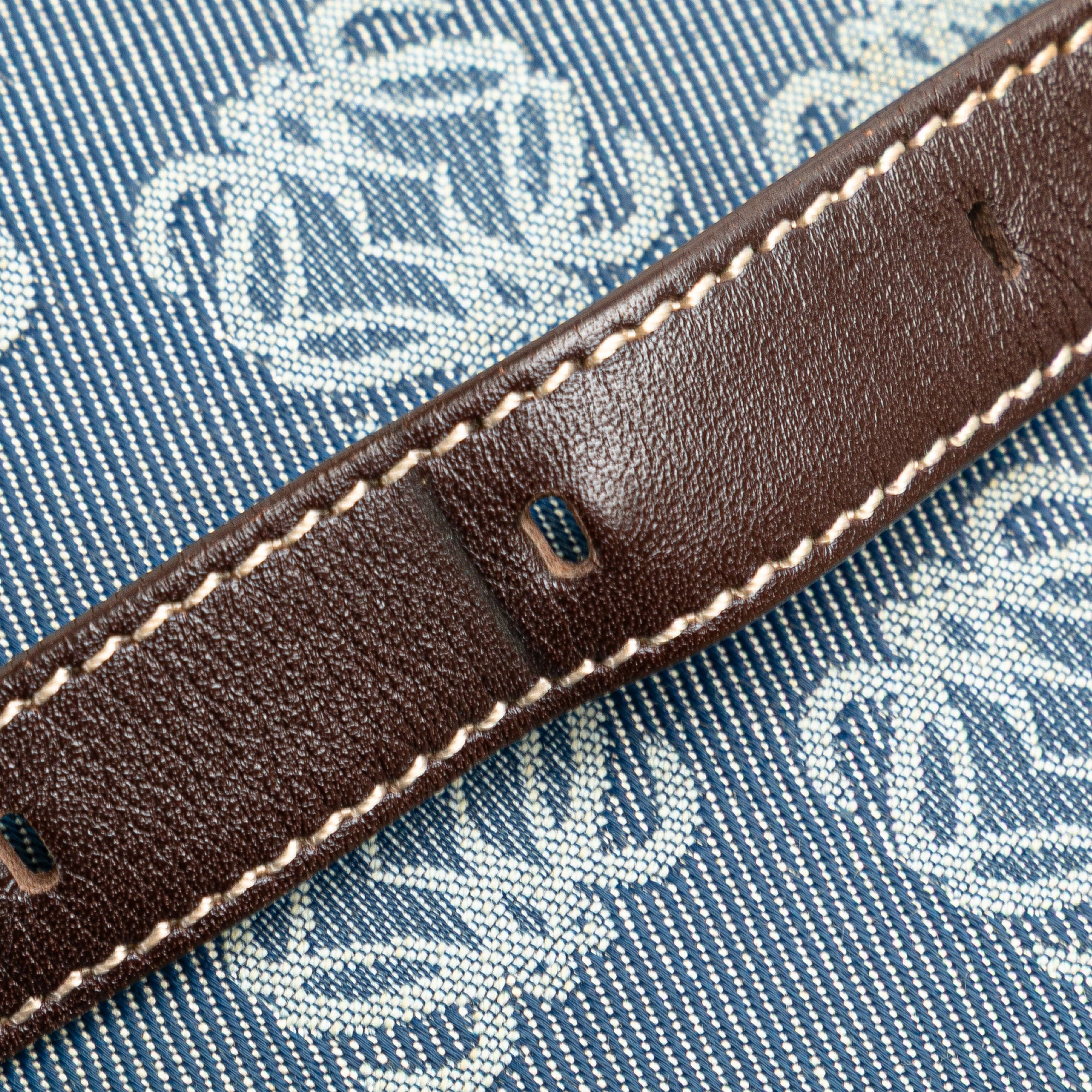 Anagram Denim Crossbody