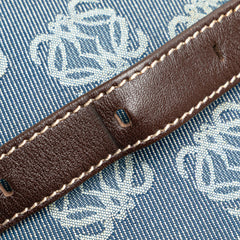 Anagram Denim Crossbody