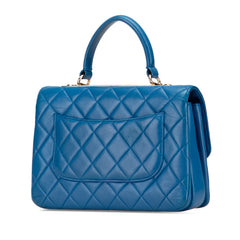 Medium Lambskin Trendy CC Top Handle Bag