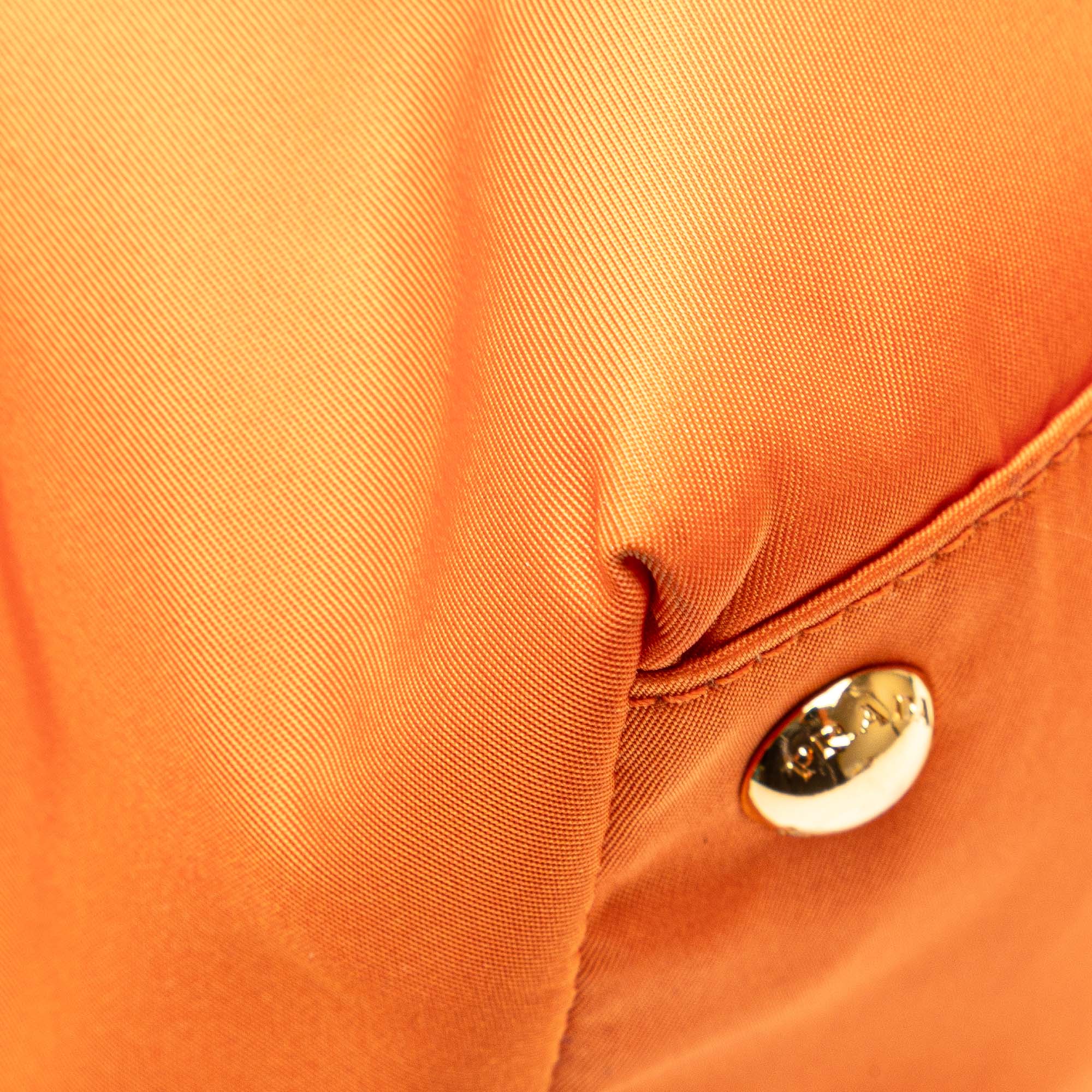 Saffiano Trimmed Tessuto Satchel