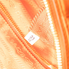 Saffiano Trimmed Tessuto Satchel