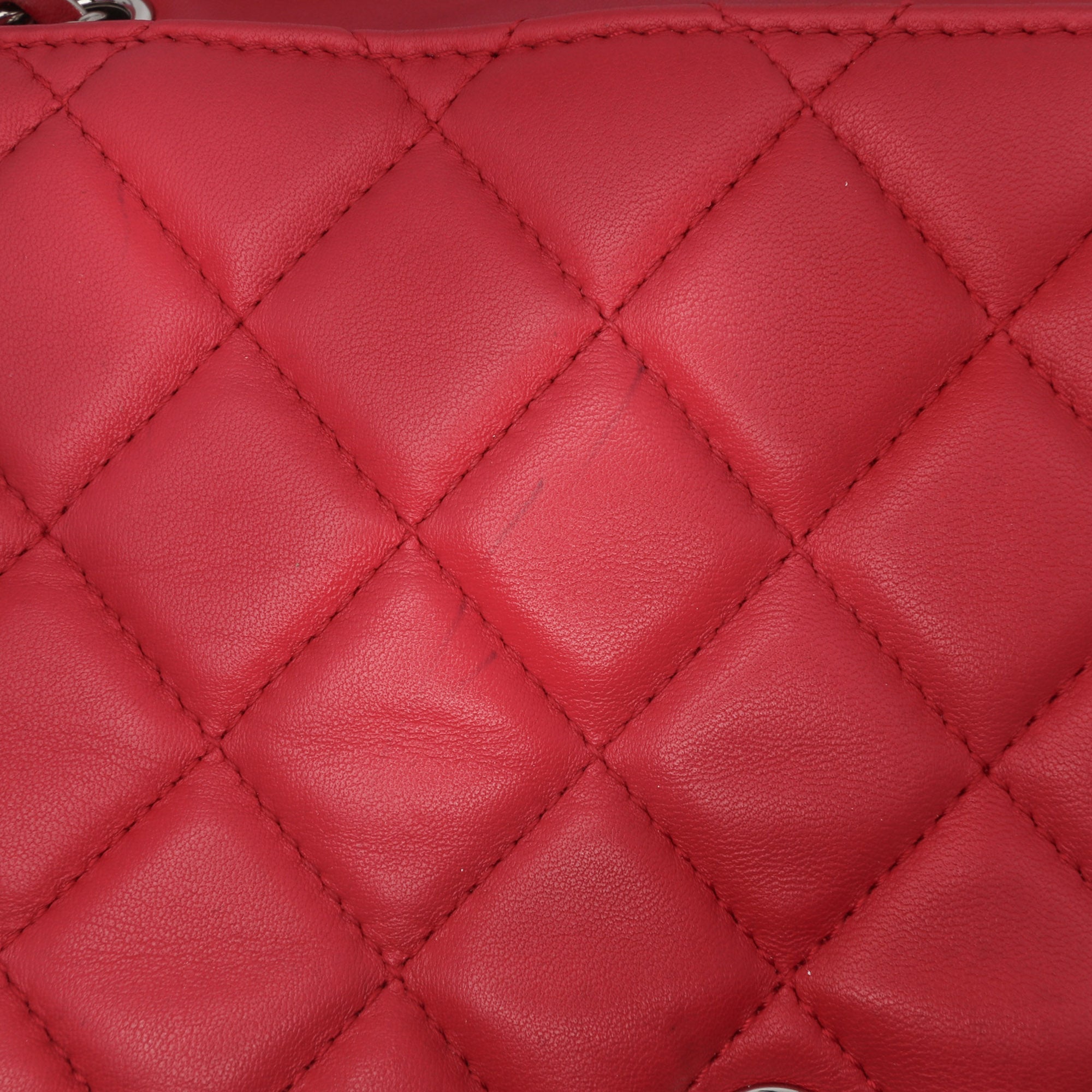 Jumbo Quilted Lambskin 3 Accordion Flap