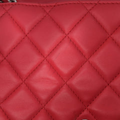 Jumbo Quilted Lambskin 3 Accordion Flap