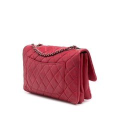Jumbo Quilted Lambskin 3 Accordion Flap