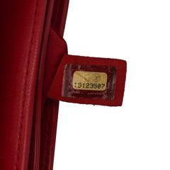 Jumbo Quilted Lambskin 3 Accordion Flap