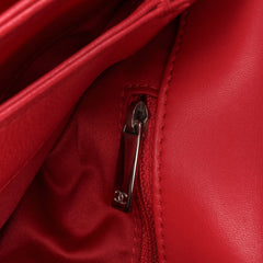 Jumbo Quilted Lambskin 3 Accordion Flap