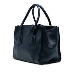 Small Glace Calf Twin Pocket Satchel